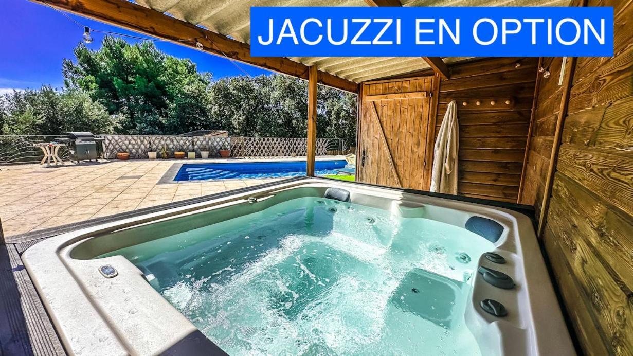 Appart Independent Garden Pool & Spa Sussargues Luaran gambar